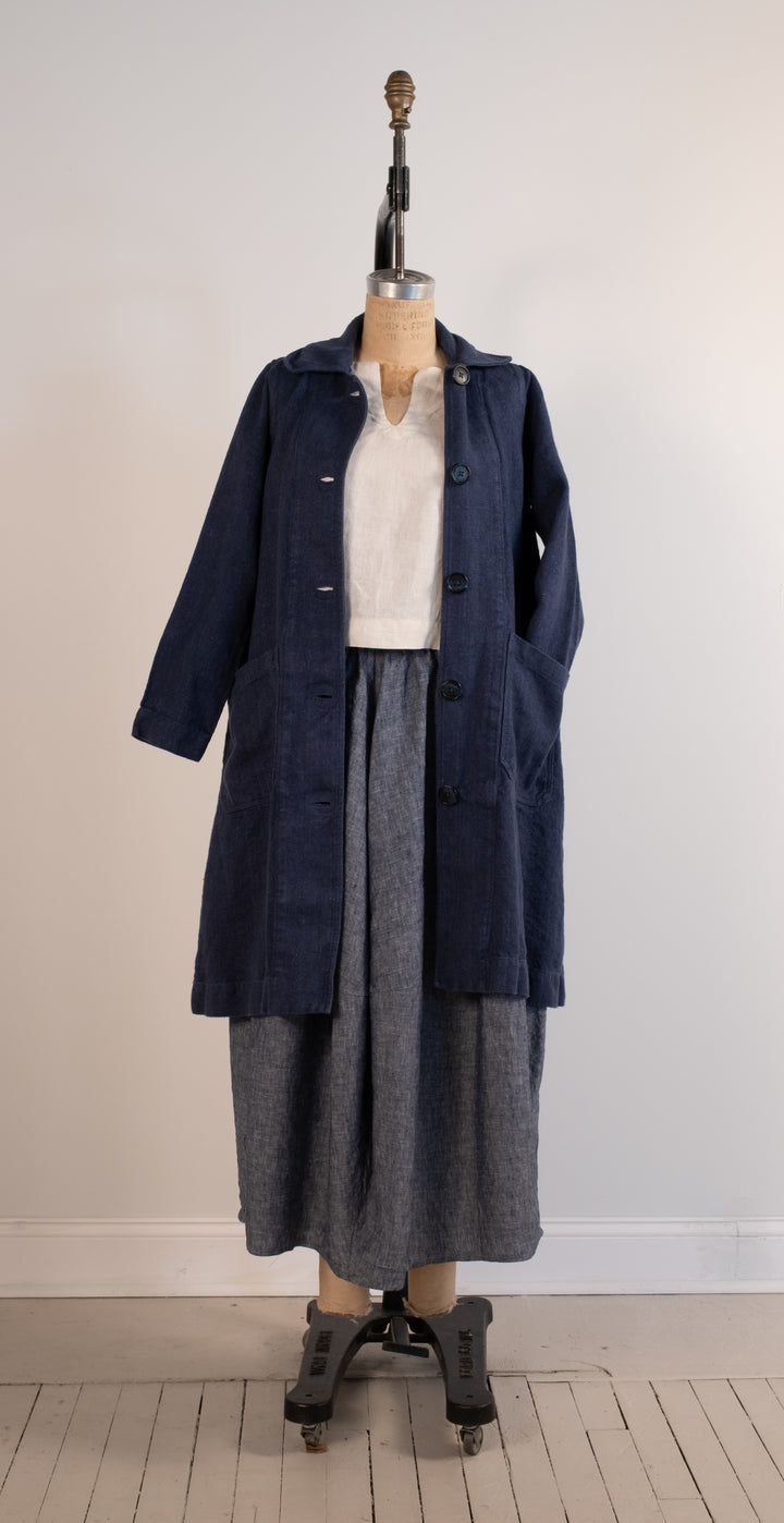 Aurora Coat in Linen