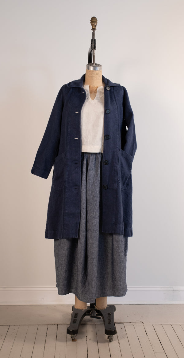 Aurora Coat in Linen